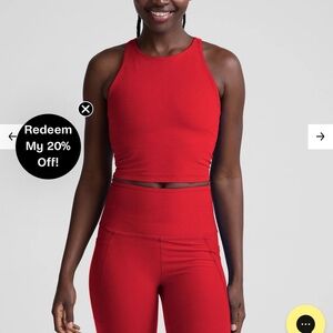 beyond yoga set pant with drawstring & tank top S